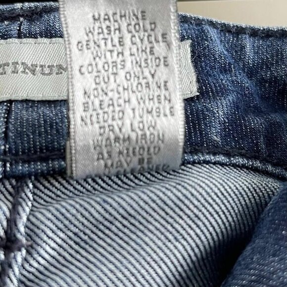 Chico's Platinum Women Mid Rise Straight Dnime Jeans Size 2 - Picture 4 of 6